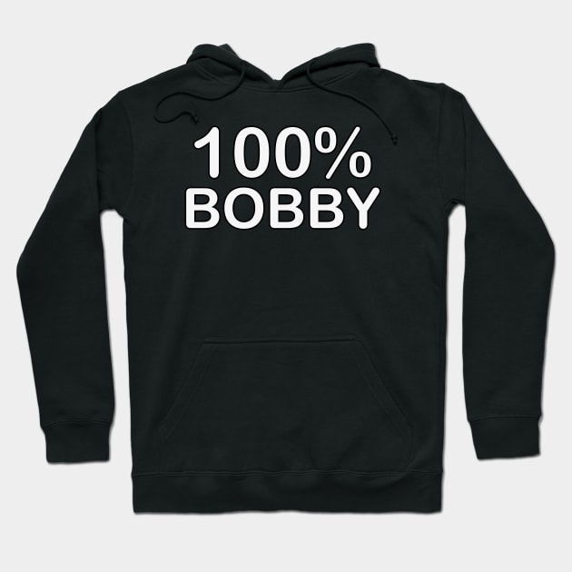 Bobby name mothers day gifts from son and daughter in law. Hoodie by BlackCricketdesign